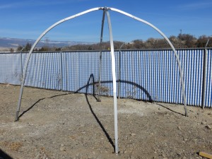 Two people set up this SlipFit™ frame for a 10' x 10' canopy in less than 10 minutes.