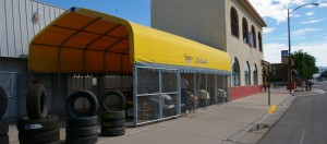 20'-Wide-Storage-Building-Open-Ends-Branded-Yellow-Partial-Fabric