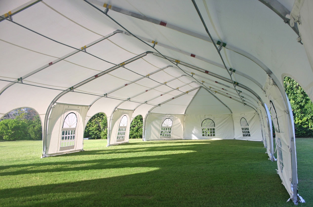 Very large wedding party event structure